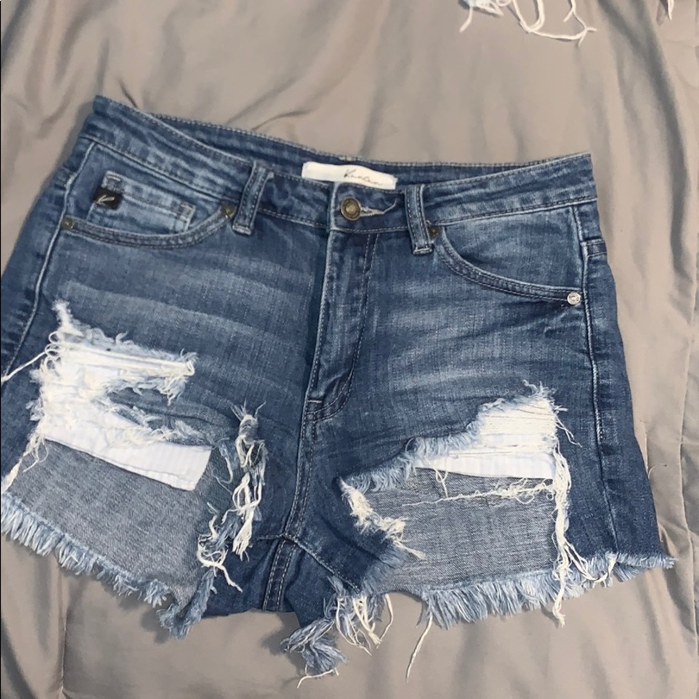 Very Distressed Jean Shorts